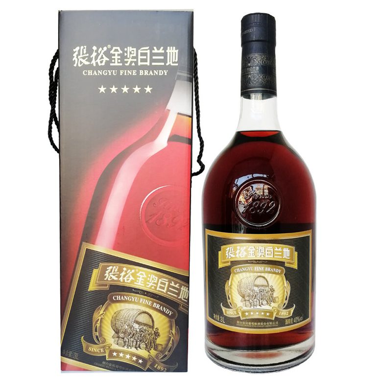 张裕金奖白兰地700ml